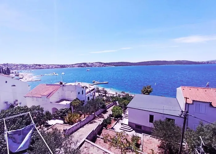 In Okrug Gornji With Sea View, Terrace, Air Conditioning, W-lan 5045-1 Trogir