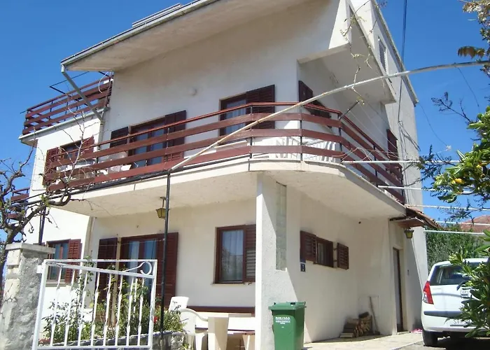 Appartement In Okrug Gornji With Sea View, Terrace, Air Conditioning, W-lan 5045-1 Trogir