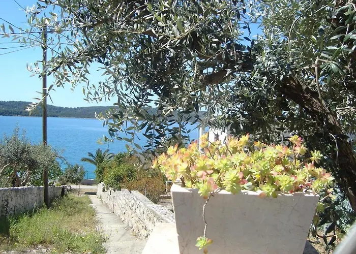 In Okrug Gornji With Sea View, Terrace, Air Conditioning, W-lan 5045-1 Appartement